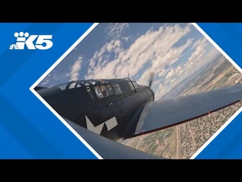 WWII plane salvaged from Lake Washington flies again after 80 years