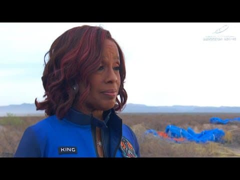 Blue Origin: CBS News anchor Gayle King talks about her trip to space