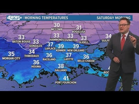 Friday 5PM First Weather: Christmas-feel for weekend, temps warm toward Dec. 25