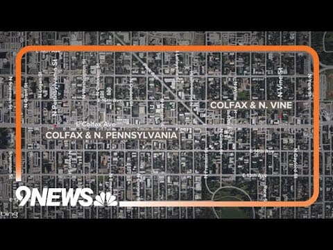 Denver police investigating 2 shootings on Colfax