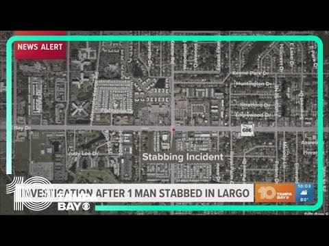 Man in the hospital following stabbing in Largo, police say