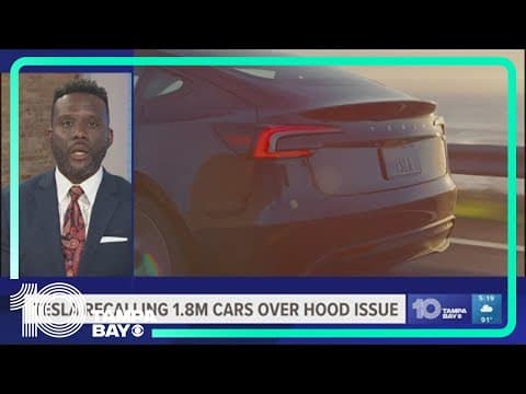 Tesla recalls more than 1.8 million cars over hood issue