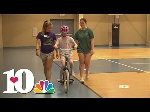 Helping people with disabilities ride bikes