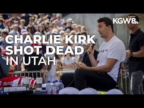 Conservative activist Charlie Kirk dead after Utah shooting; person of interest in custody
