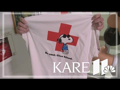 Give blood, get popular Snoopy shirt