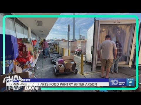 Lakeland community helps support food pantry after arson