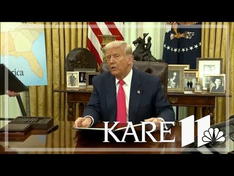 President Trump on tariff pause: 'Nothing to do with the market'