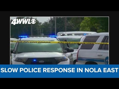 Why are police response times in New Orleans East so slow?