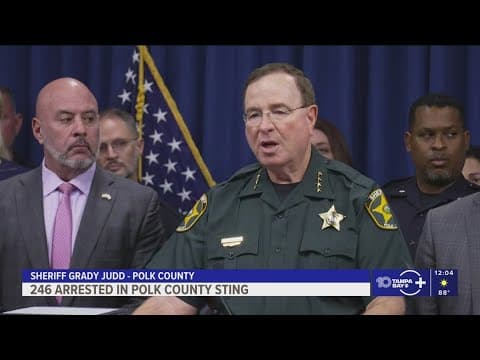 Polk County Sheriff's Office said they arrested over 200 in a human trafficking operation