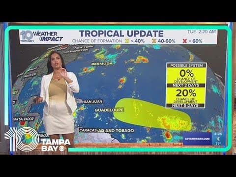 New tropical disturbance forming in the Atlantic, NHC says