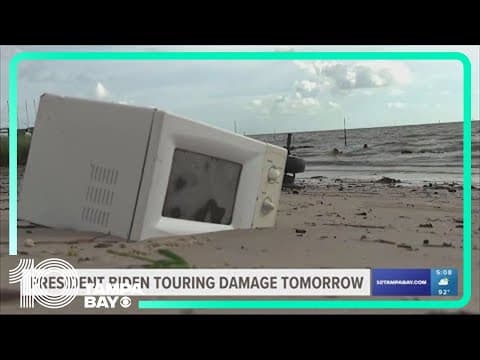 President Biden to visit Florida on Saturday to assess Hurricane Idalia damage