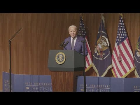 President Joe Biden visits Austin to commemorate 60th anniversary of Civil Rights Act