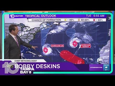 Tracking the Tropics: Keeping an eye on Lee, Margot in the Atlantic | Noon Tuesday