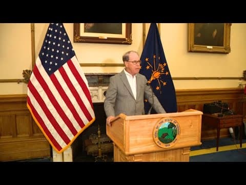 Indiana Gov. Braun signs executive orders on manufacturing and conservation