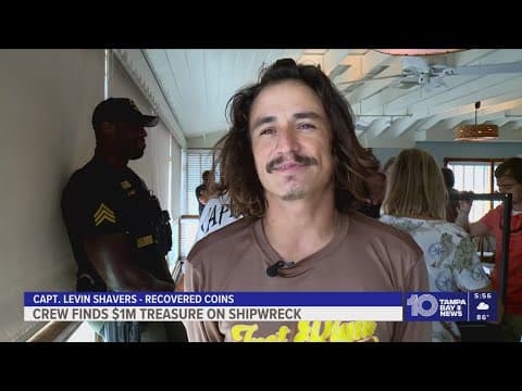 Crew finds $1 million treasure in a 300-year-old shipwreck off Florida's coast