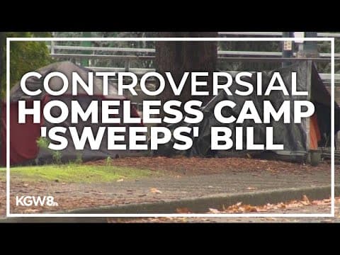 Controversial Oregon bill that would have made camp ‘sweeps’ illegal gets national attention