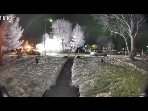 South Indianapolis house fire captured on Ring doorbell camera