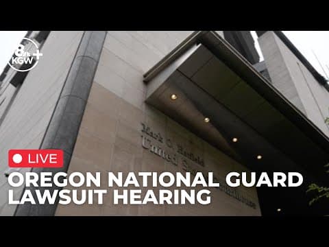 LIVE: Oregon National Guard hearing