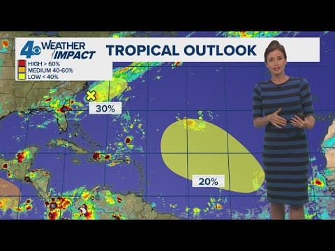 Saturday 10 PM Tropics Update: Two spots highlighted in the Atlantic