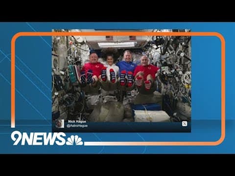NASA astronauts vote from International Space Station