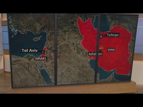 Israeli missiles strike Iran, U.S. officials confirm to CBS News