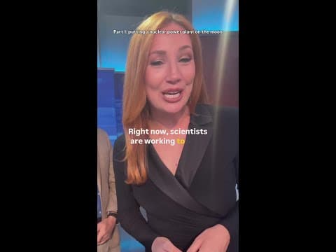 Plans to put a nuclear power plant on the moon