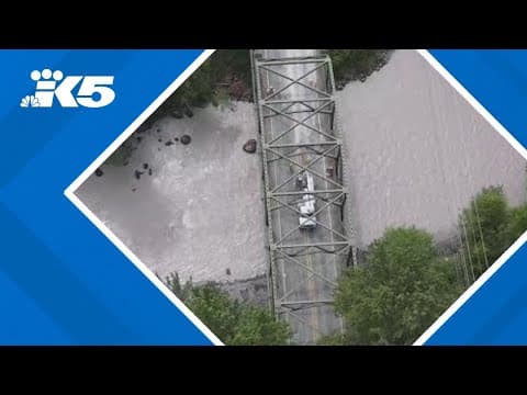 White River Bridge closed after semi crash