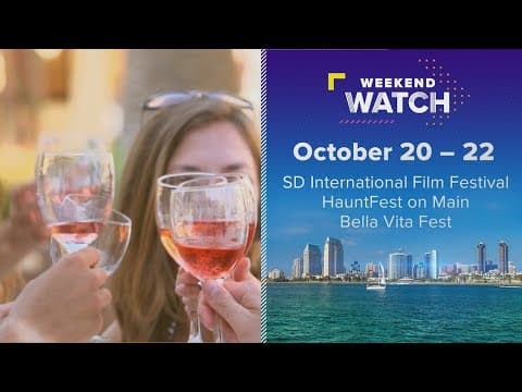Weekend Watch October 20 - 22 | Things to do in San Diego