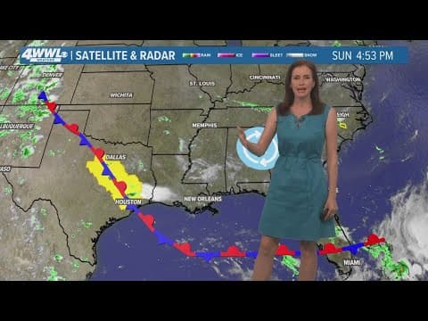 New Orleans 5pm Weather: Mostly sunny, humid Monday
