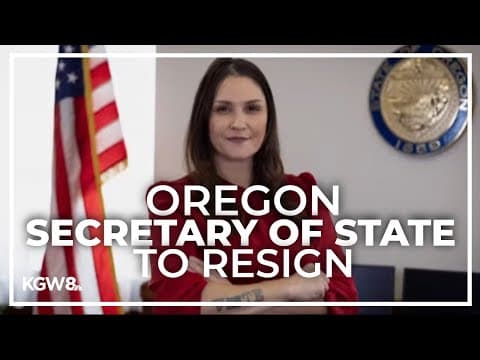 Oregon Secretary of State Shemia Fagan announces resignation