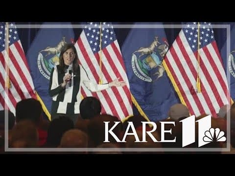 GOP presidential candidate Nikki Haley stops in Minnesota