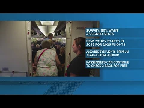 Southwest unveils details about how paid seat assignments will work