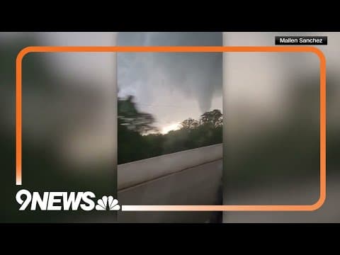 Tornado spotted in Hawley, Texas