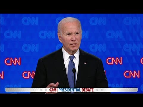 President Biden discusses taxing the rich to fund programs | CNN Presidential Debate 2024