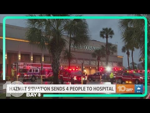 4 people recovering following hazmat situation at Clearwater Whole Foods