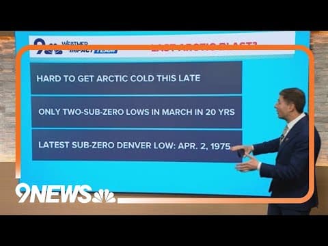 Is this Denver's final arctic blast of the season?