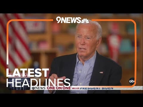 Latest Headlines | Biden Blames Debate Performance On Exhaustion In ABC Interview