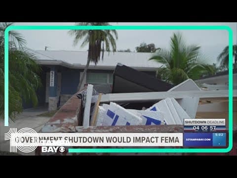 FEMA funding could be impacted if the government shuts down