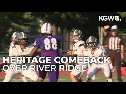 Heritage comes back to beat River Ridge | Friday Night Football