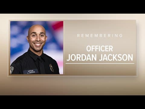 Procession for Bellevue Police Officer Jordan Jackson