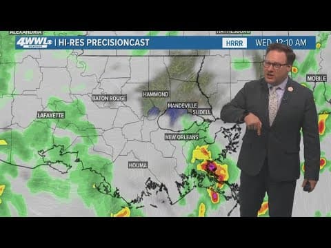 New Orleans Weather: Rainy pattern continues