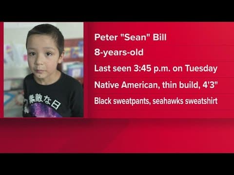 WSP searching for missing 8-year-old boy