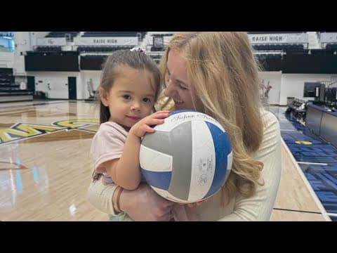 How a 3-year-old Cancer Fighter became George Washington University volleyball’s biggest teammate