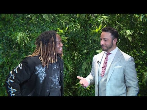 Former Boise State star RB, Frisco-native Ashton Jeanty speaks 1-on-1 with WFAA's Jonah Javad