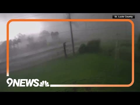 Tornado Rips Through St. Lucie County in Hurricane Milton