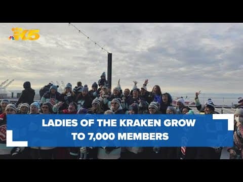 Ladies of the Kraken grow to 7,000 members worldwide cheering on Seattle's NHL squad