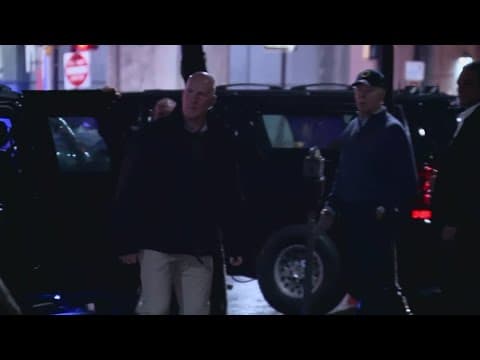 Car plows into parked SUV guarding President Joe Biden's motorcade