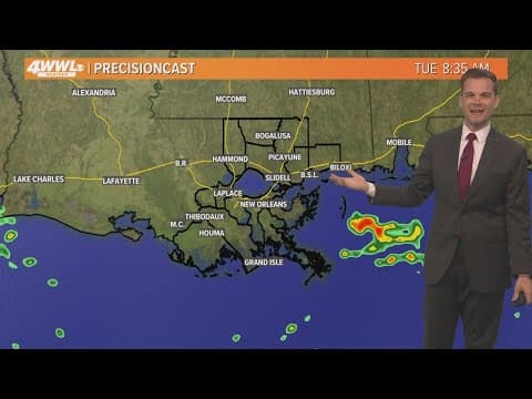 New Orleans Weather: Higher chance for rain later this week