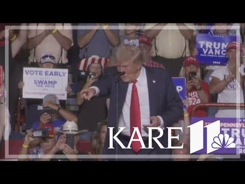 Bulletproof glass at Trump rallies