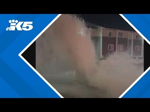 6 apartments flood after car hits fire hydrant in Kent